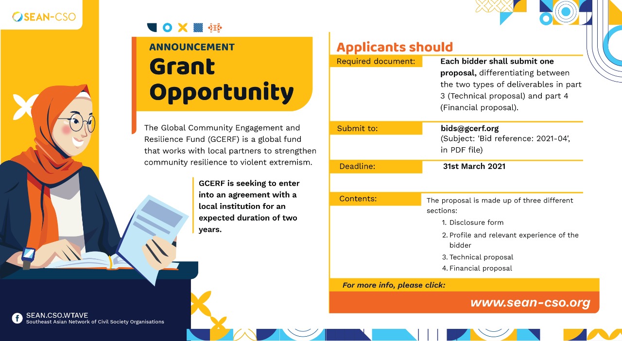 [Announcement] Grant Opportunity: GCERF