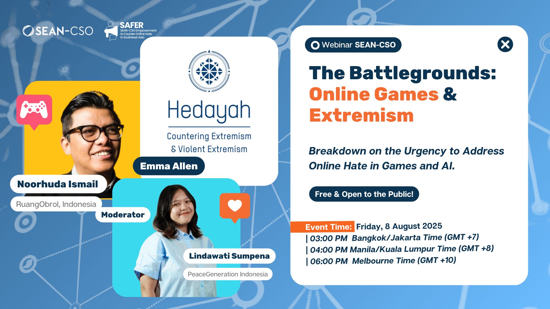 [SEAN-CSO Webinar] The Battlegrounds: Online Games &#038; Extremism